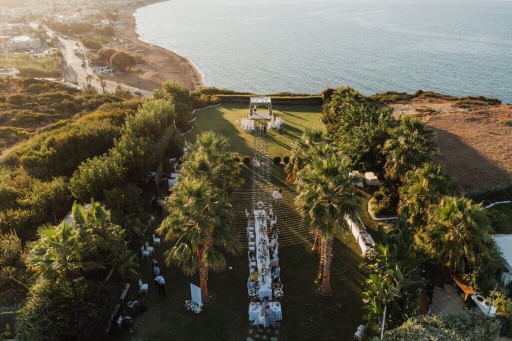 Sea View Wedding Venue Chania Crete - by Enkipo