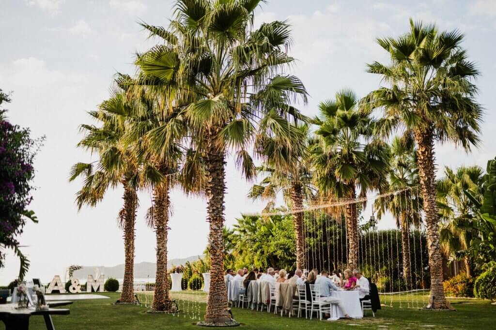 Październikowa ceremonia ślubna z lotu ptaka – Sea View Wedding Venue Chania Crete by Enkipo