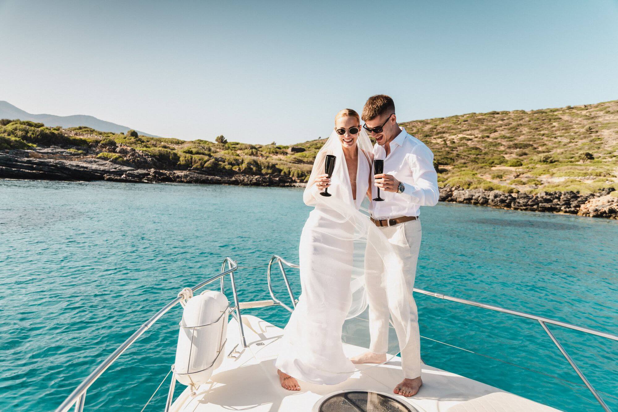 Toast, fotografia ślubna na Krecie