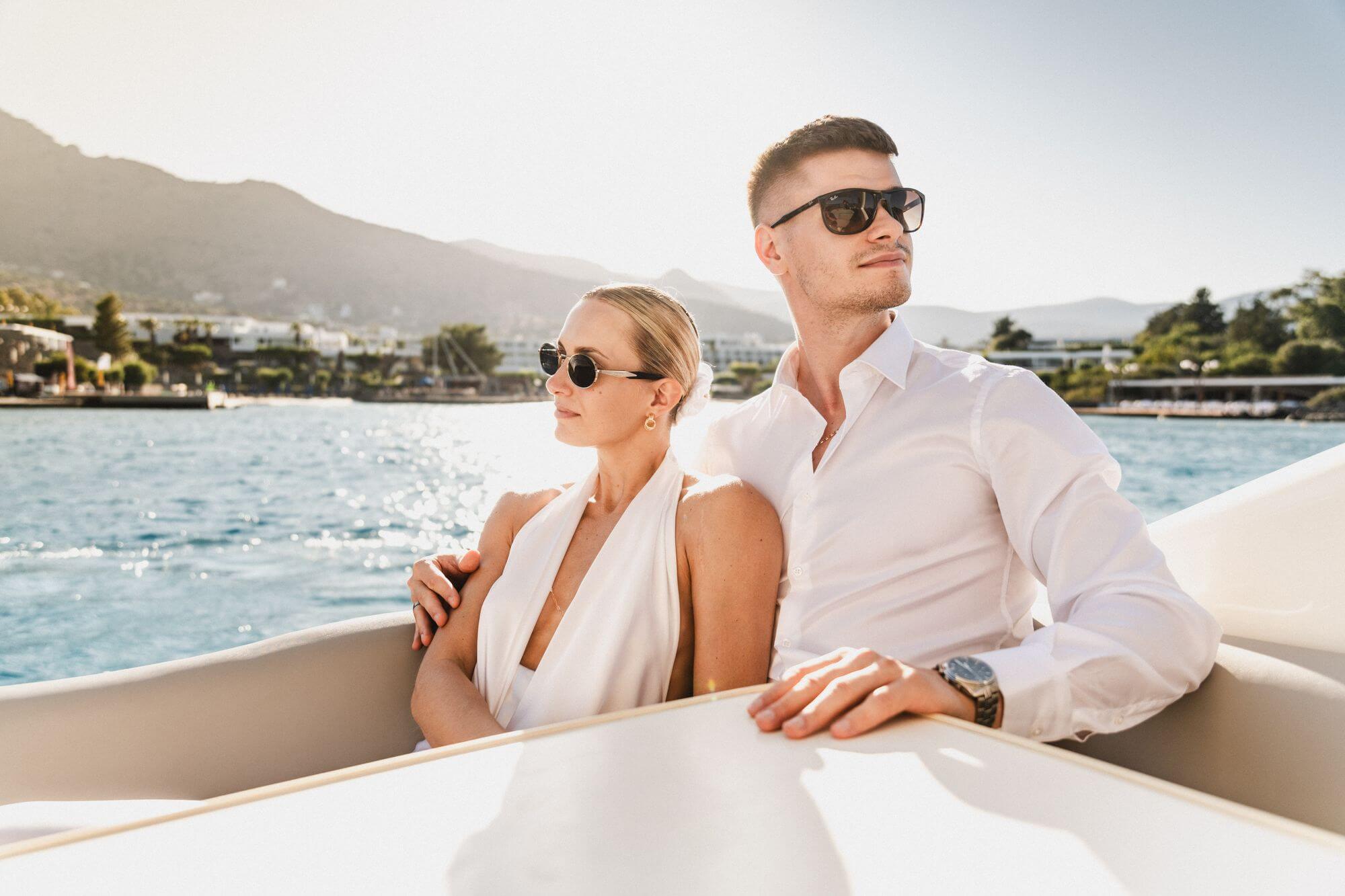 ślub na jachcie Agios Nikolaos 