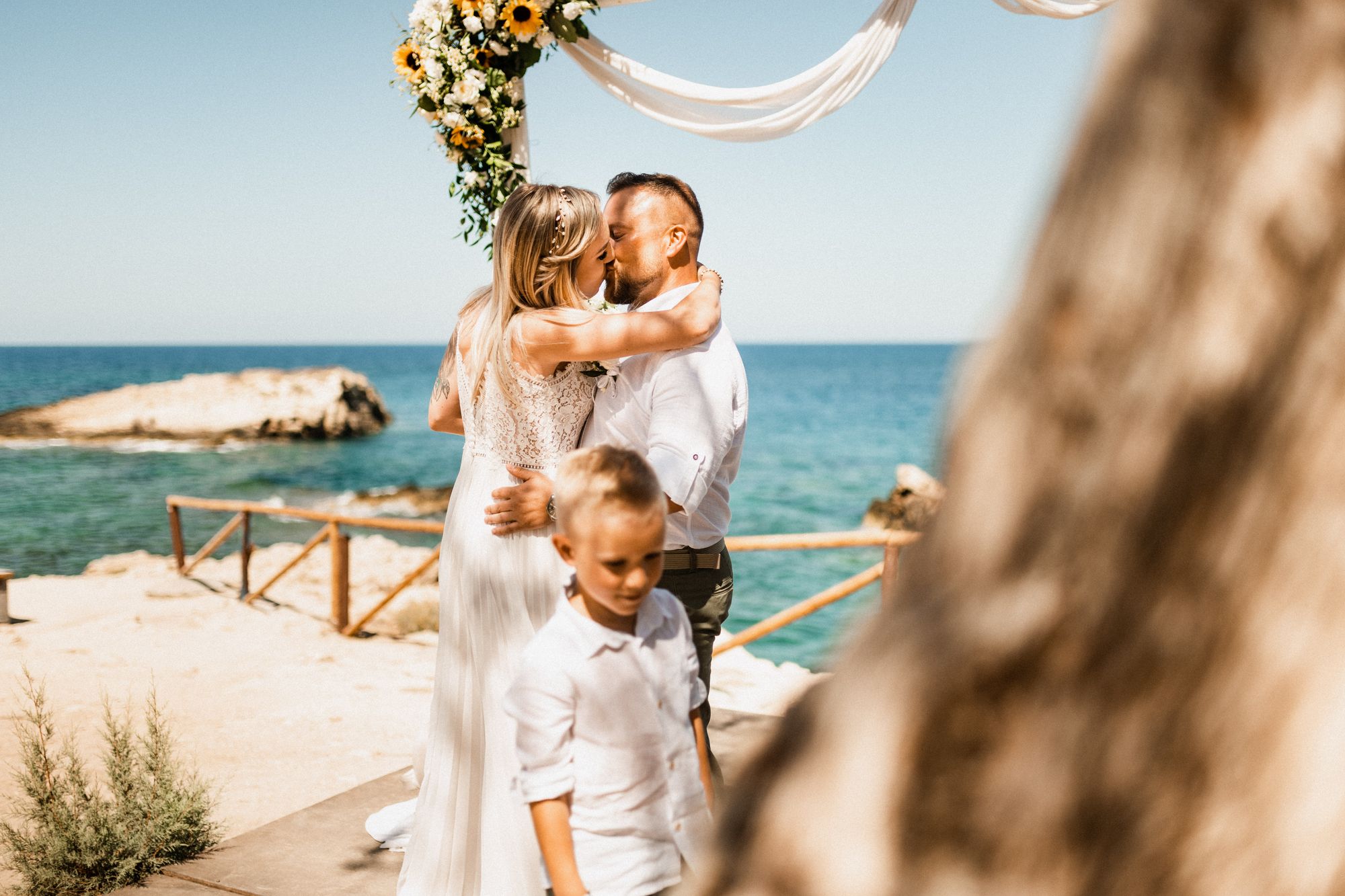 Plenerowy ślub na Krecie